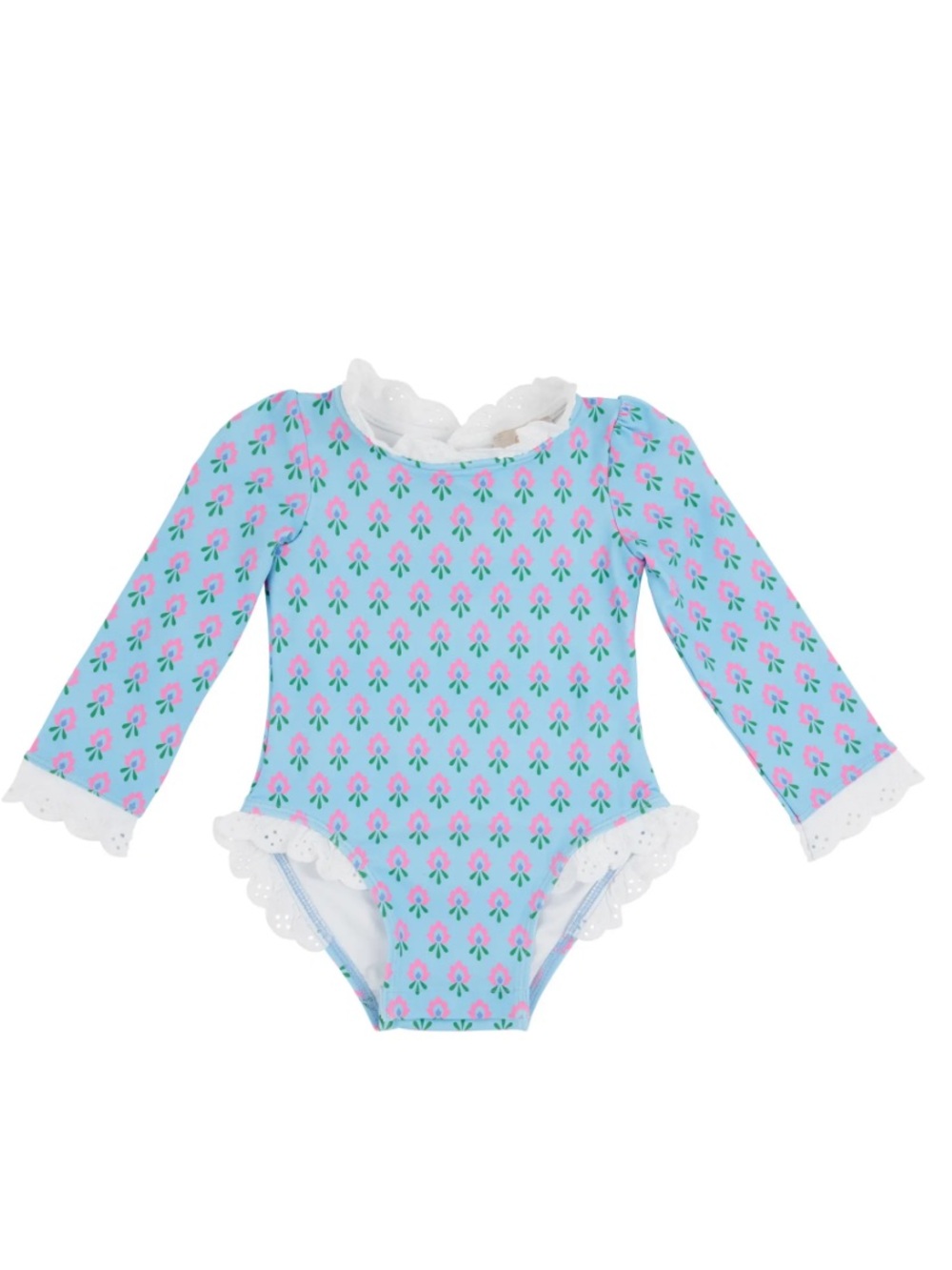 SOLD ❌ TBBC Sarasota Surf-Suit - Holly Hills Hand Block w/ Worth Avenue White
